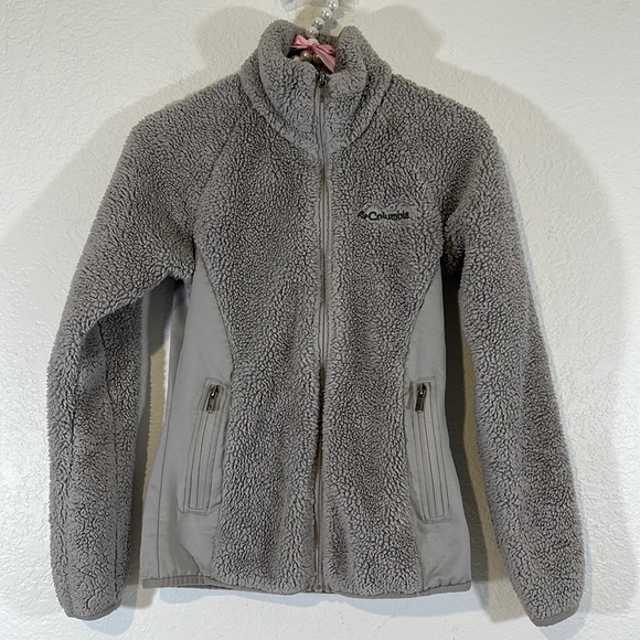 Columbia Jackets & Blazers - COLUMBIA FULL ZIP SHERPA/TEDDY BEAR FLEECE SOFT & WARM SWEATER JACKET SIZE XS